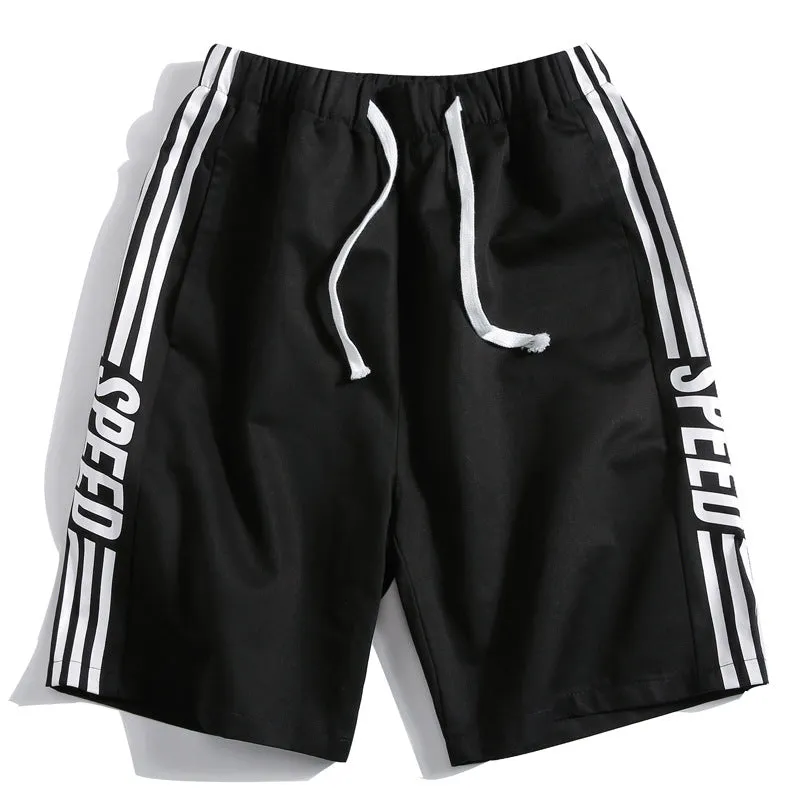 Summer Shorts Men Trendy Breathable knee length Casual Pants Korean Loose Beach Shorts