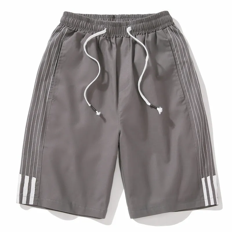 Summer Shorts Men Trendy Breathable knee length Casual Pants Korean Loose Beach Shorts